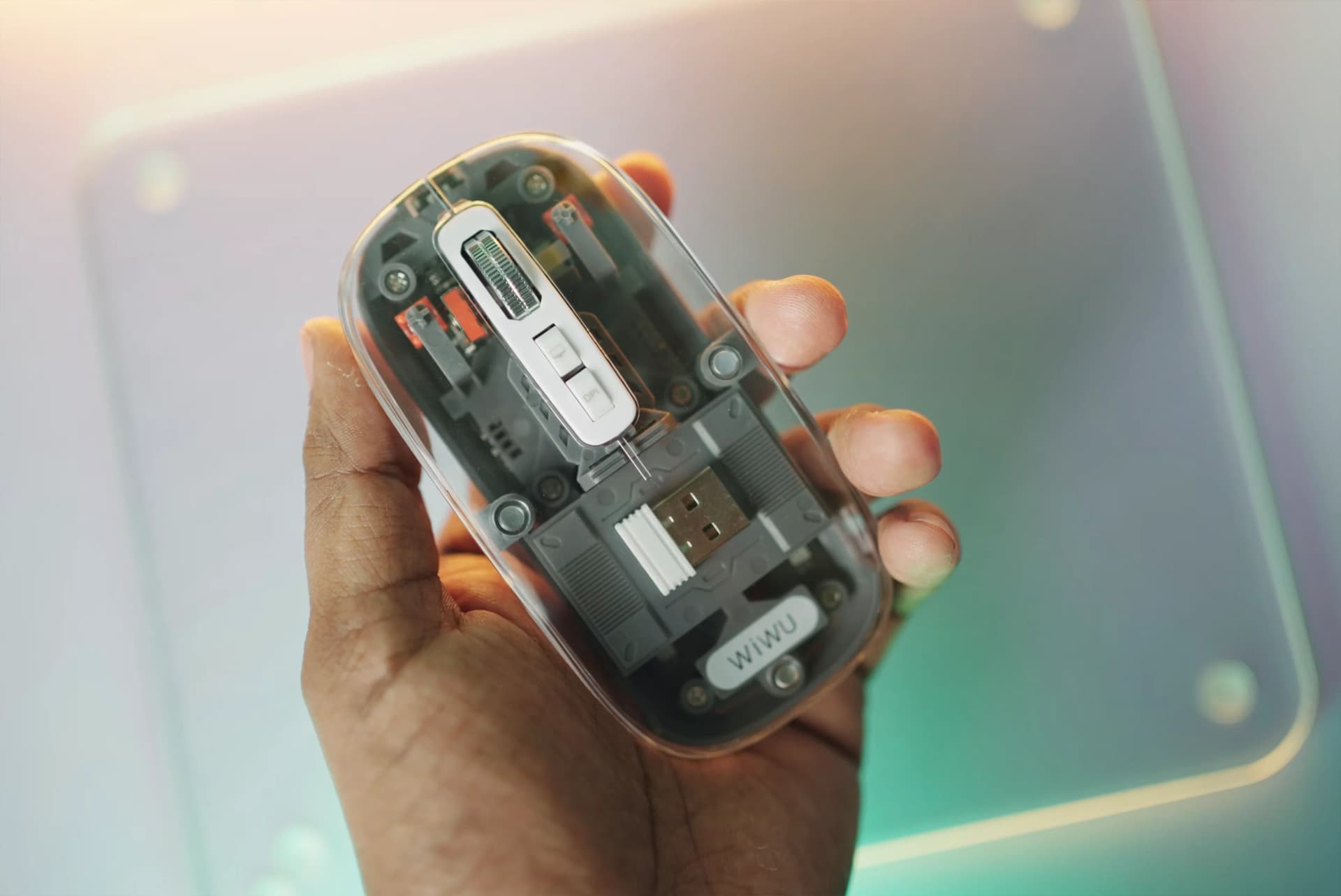 Arctic Fox Pureview transparent wireless mouse India 2026 — triple-mode connectivity review