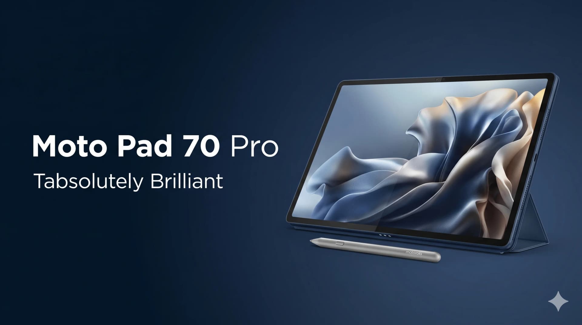 Moto Pad 70 Pro launch India 2026 — Snapdragon 8s Gen 4 tablet